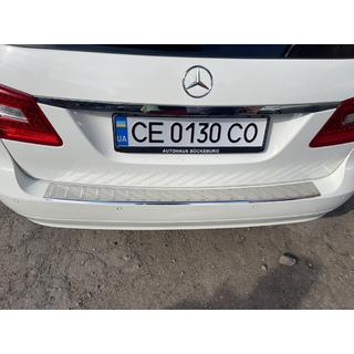Rear Bumper Protector Carmos (SW, Stainless Steel) Mercedes E-class W211 2002-2009 photo 3