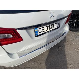 Rear Bumper Protector Carmos (SW, Stainless Steel) Mercedes E-class W211 2002-2009 photo 4