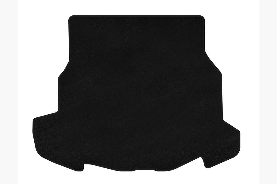 Mercedes CLK W209 2002-2010 Premium Trunk Mat Textile (Coupe, Black) Photo 1