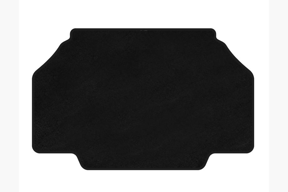 Mercedes SL R231 2012-2020 Textile Trunk Mat Premium (2016-2020, Cabriolet, Black) Image