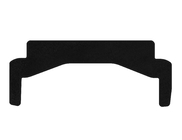 Mercedes SLK R172 2011-2016 Premium Textile Trunk Mat (upper, Roadster, Black) photo 1