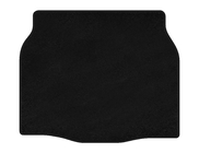 Nissan Tiida 2011-2014 Premium Textile Trunk Mat (HB, Black) photo 1