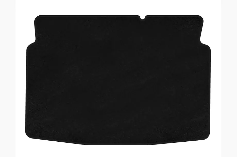 Peugeot 207 2006–2014 Premium Textile Trunk Mat (HB, 5-Door, Black) Image