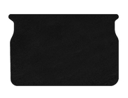 Peugeot 208 2012-2019 Premium Textile Trunk Mat (HB, 5-Door, Black) photo 1