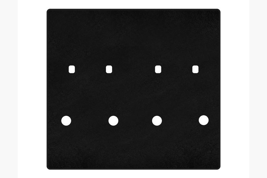 Peugeot Partner/Rifter 2019- Premium Textile Trunk Mat (Long Wheelbase, Black) Image