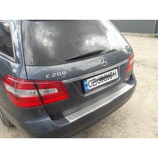 Rear bumper protector OmsaLine (2009-2013, SW, stainless steel) photo 2