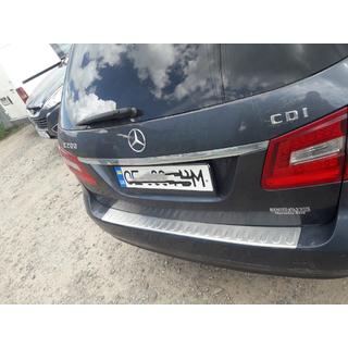 Rear bumper protector OmsaLine (2009-2013, SW, stainless steel) photo 3