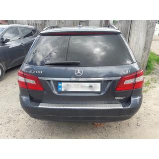 Rear bumper protector OmsaLine (2009-2013, SW, stainless steel) photo 4
