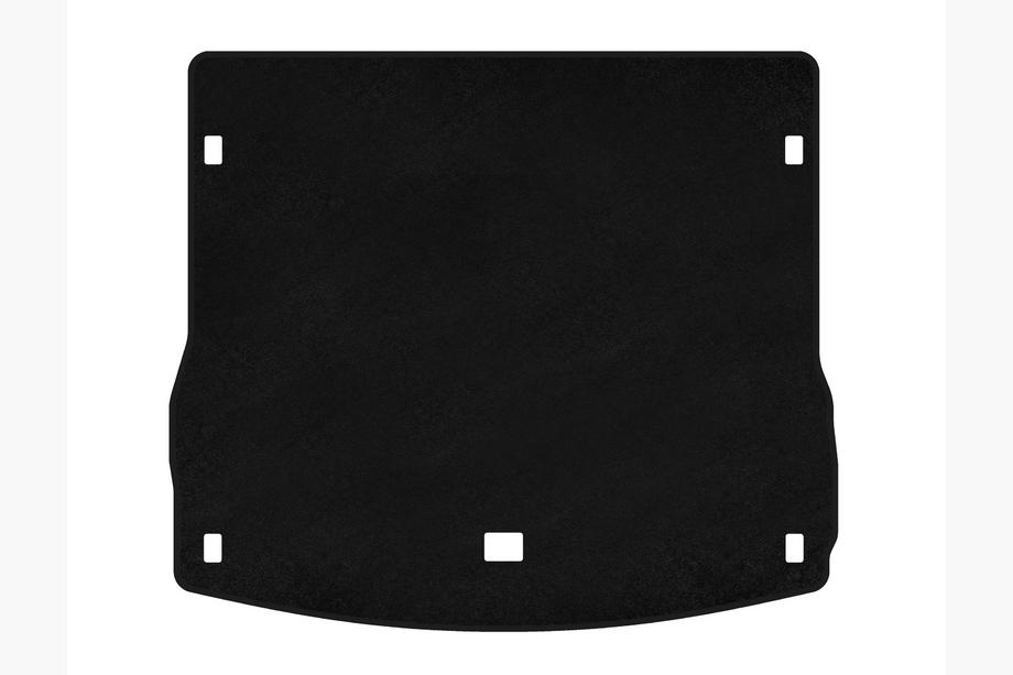 Porsche Macan 2014-2024 Premium Textile Trunk Mat (2014-2018, Black) Image