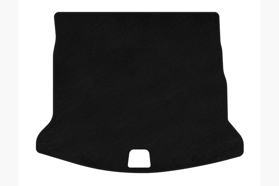 Renault Espace 2014- Premium Textile Trunk Mat (5-Seater, Black) Image
