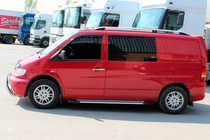 Mercedes Vito W638 1996-2003 Side Steps Line (2 pcs, Aluminum) photo 5