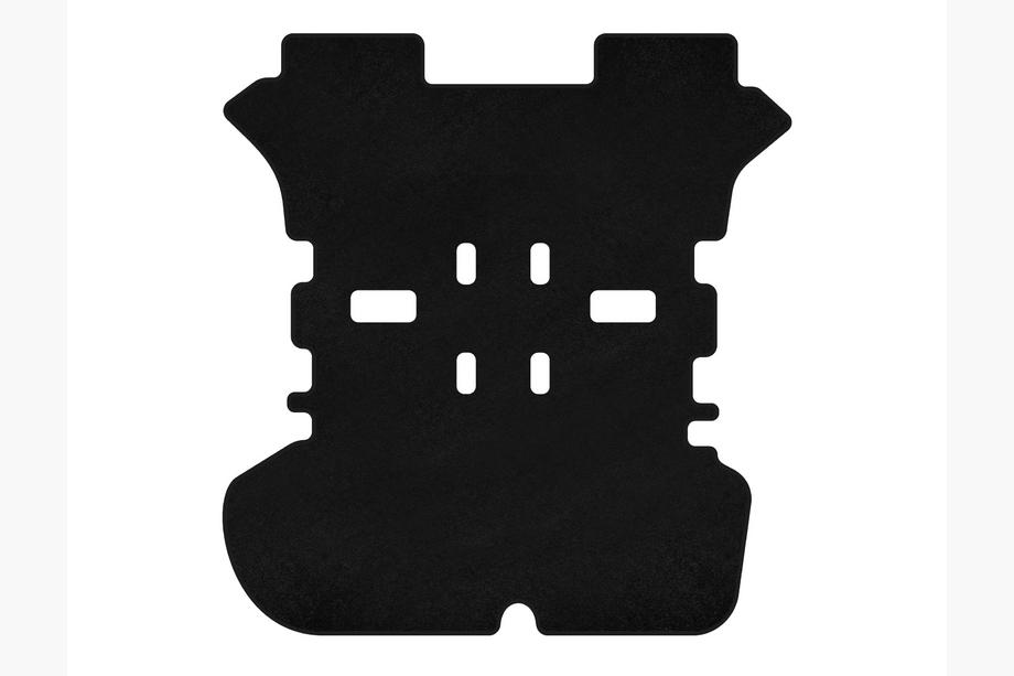 Toyota Previa 2000-2006 Premium Textile Trunk Mat (Black) Image