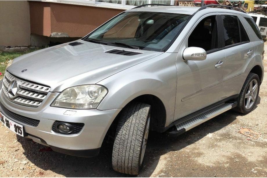 Mercedes ML W164 2005-2011 Side Steps Allmond Grey (2 pcs, Aluminum) Photo 2