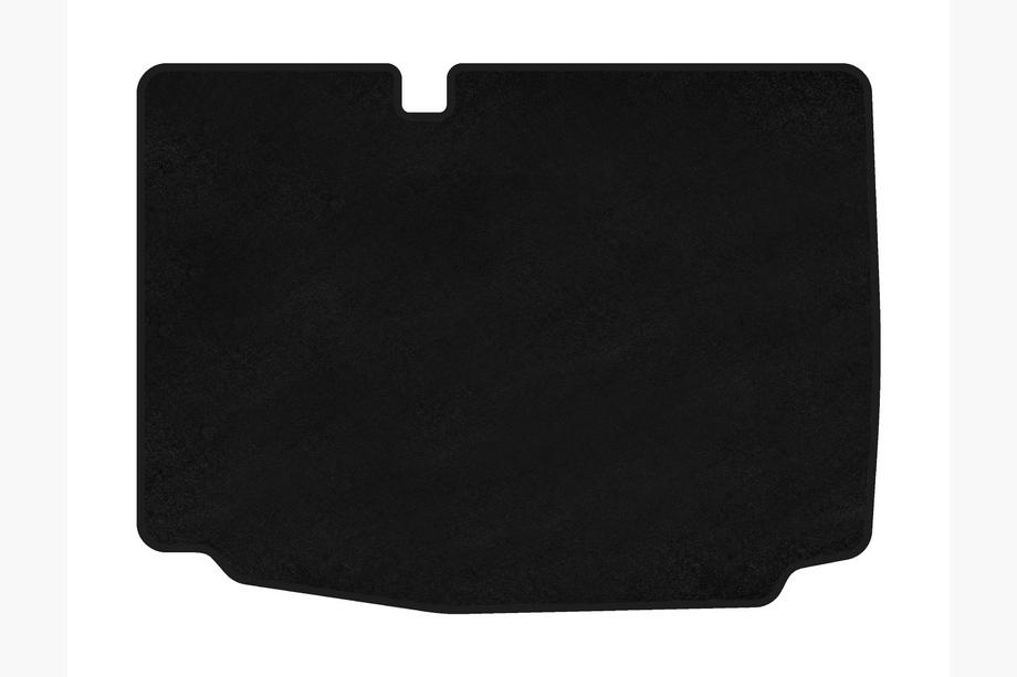 Volkswagen Polo 2010-2017 Premium Textile Trunk Mat (HB, 3/5-door, Black) Image