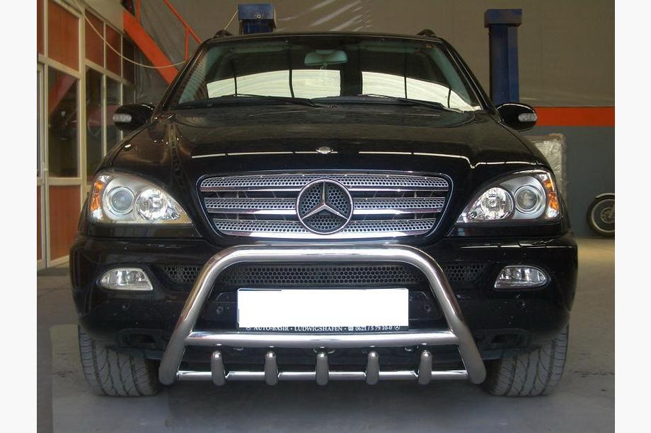 Mercedes ML W163 1997-2005 Bull Bar (Stainless Steel) Photo 3
