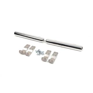 Side pipes behind rear wheel (2 pcs, stainless steel) Mercedes Sprinter W901/902/903/904/905 1995–2006 photo 2