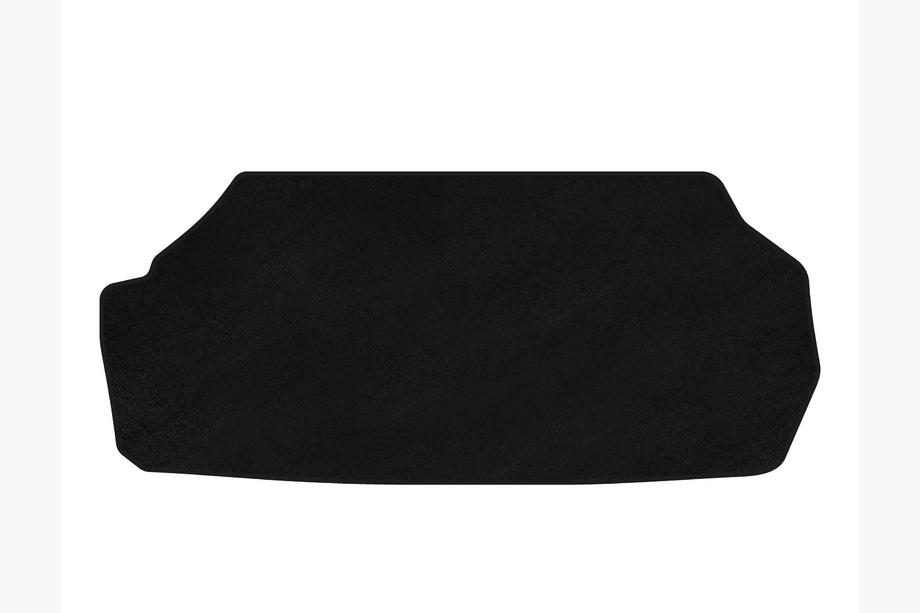 Audi 100 C4 1990-1994 Premium V-2 Textile Trunk Mat (Sedan, Black) Image