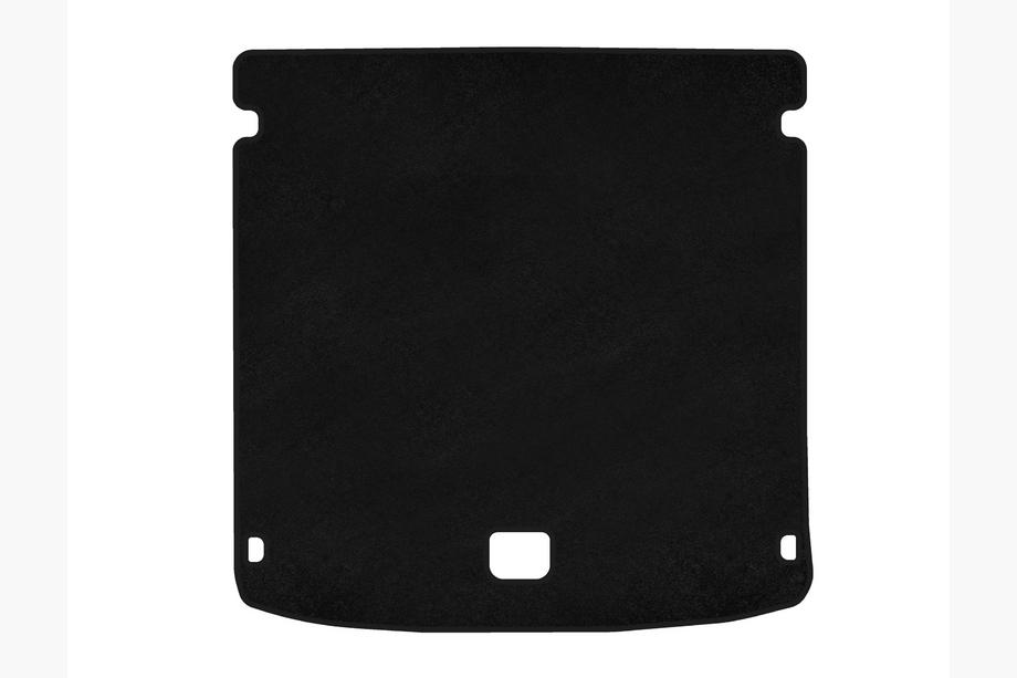 Audi A4 B7 2004-2008 Premium textile boot mat V-1 (Avant, Black) Image