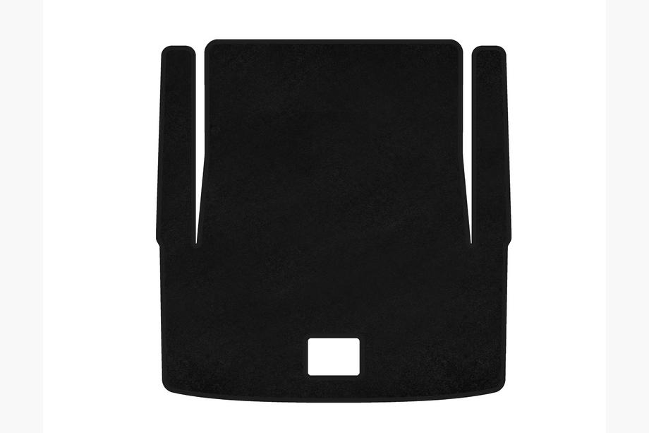 BMW 3 Series E90/E91 2005-2011 Premium Textile Trunk Mat V-1 (For E90, Black) Image