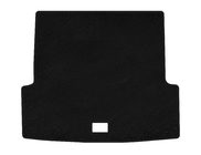 BMW 3 Series E90/E91 2005-2011 Premium Textile Trunk Mat (For E91, Black) photo 1