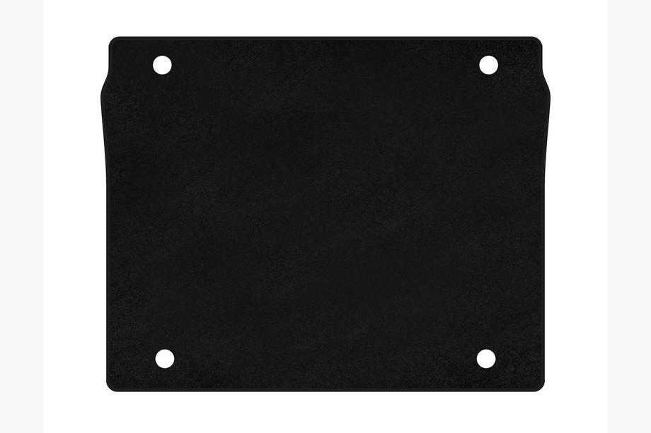 Fiat Doblo II 2010-2022 Premium Textile Trunk Mat (5-Seater/Short Wheelbase, Black) Image