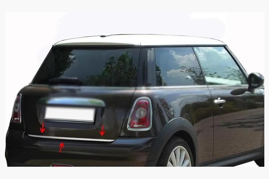 Mini Clubman R55/R56 2007-2014 Trunk Trim R56 Stainless Steel Image