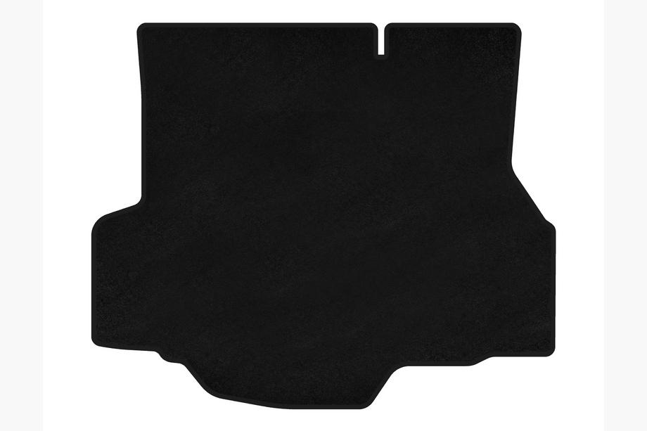 Ford Fiesta 2008-2017 Premium Textile Trunk Mat (2010-2013, SD, Mexico, Black) Image