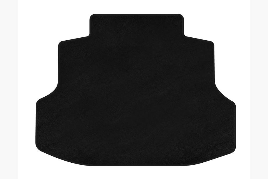 Honda Civic Sedan VII 2001-2006 Trunk Mat Textile Premium (SD, Black) Photo 1