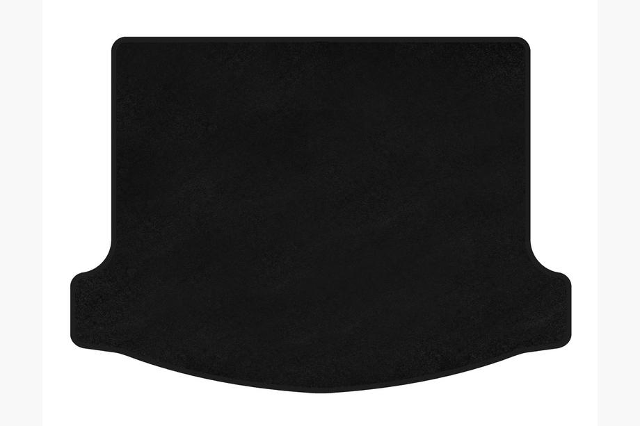 Honda Civic HB 2006-2012 Premium Textile Trunk Mat (HB, 3-Door, Black) Image