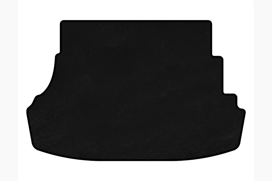 Hyundai Accent 2017-2023 Trunk Mat Textile Premium (SD, Black) Image