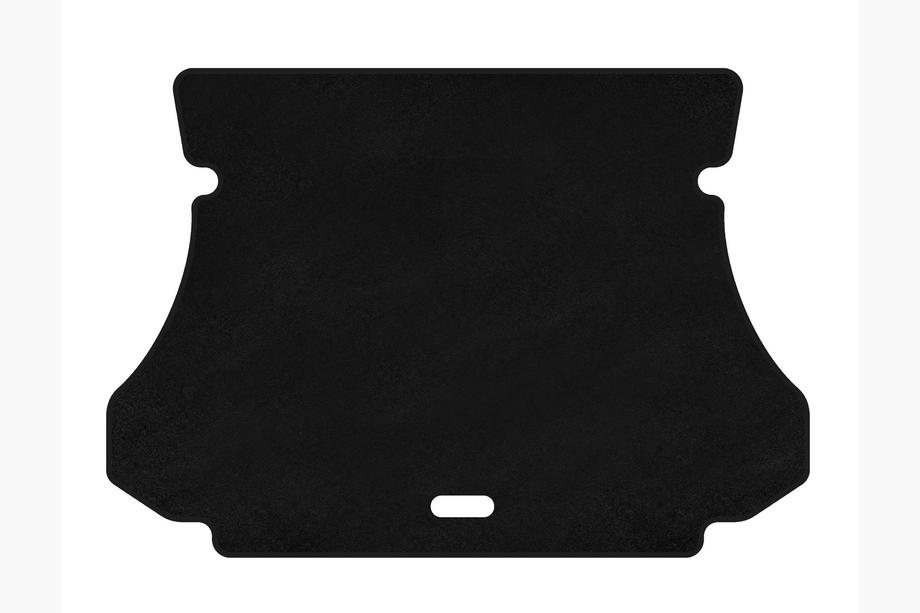 Hyundai Santa Fe 1 2000-2006 Premium Textile Trunk Mat (Black) Image