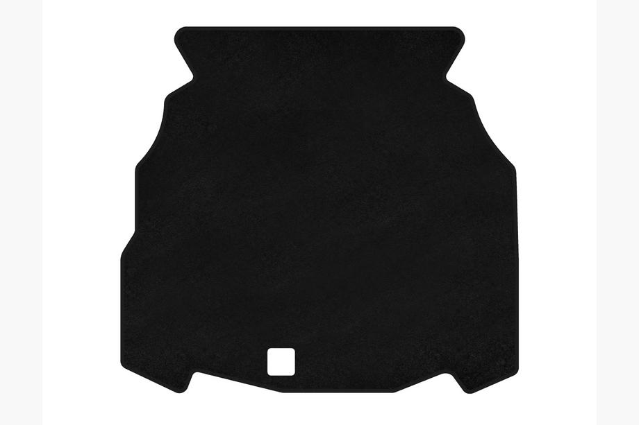 Mercedes C-class W203 2000-2007 Trunk Mat Textile Premium (SD, Black) Image