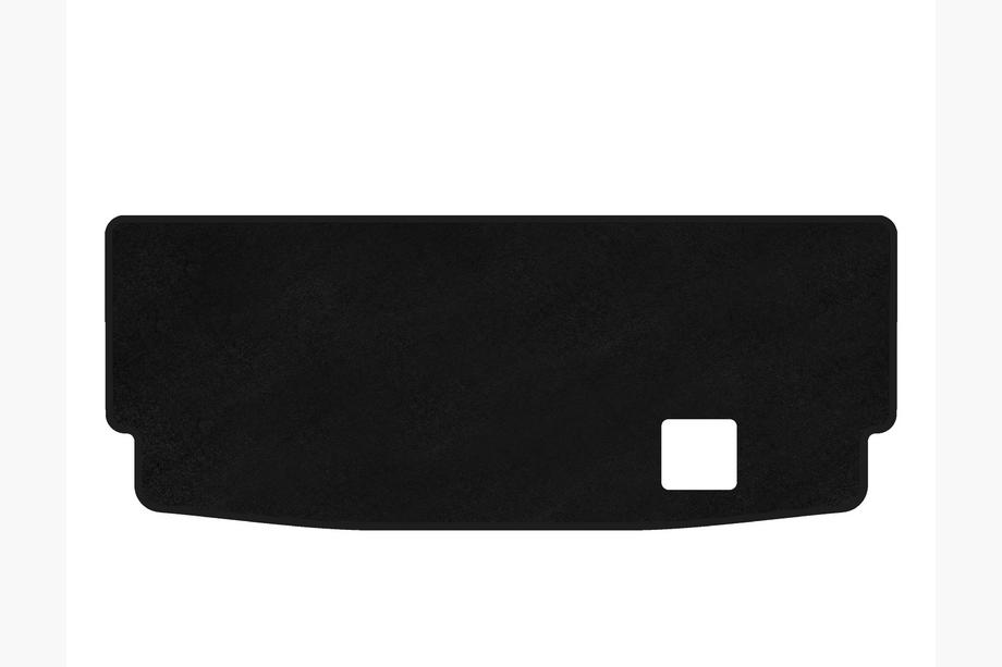 Mercedes GL class X164 2006-2012 Premium Textile Trunk Mat (7-seater with folded 3rd row, Black) Image