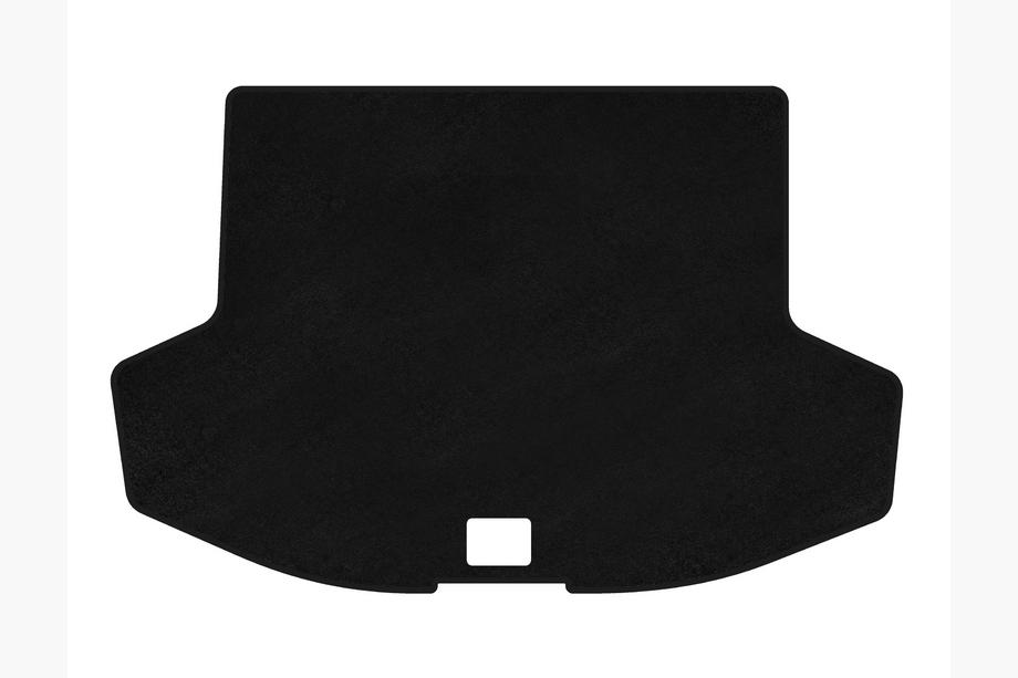 Mitsubishi Lancer X 2008- Premium Textile Trunk Mat (HB, Black) Image