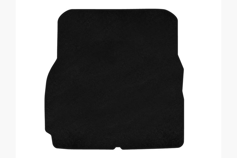 Tesla Model X 2015- Premium Textile Trunk Mat (7-Seater, USA, Black) Image
