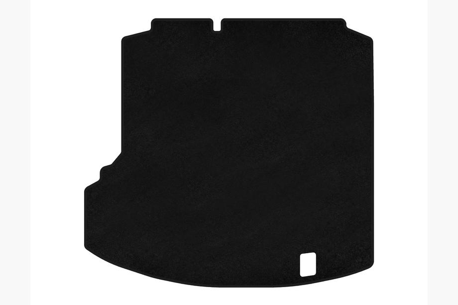 Volkswagen Jetta 2006-2011 Trunk Mat Textile Premium (SD, Black) Image