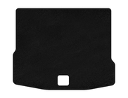 Volkswagen Tiguan 2016-2023 Trunk Mat Textile Premium V1 (USA, Black) photo 1