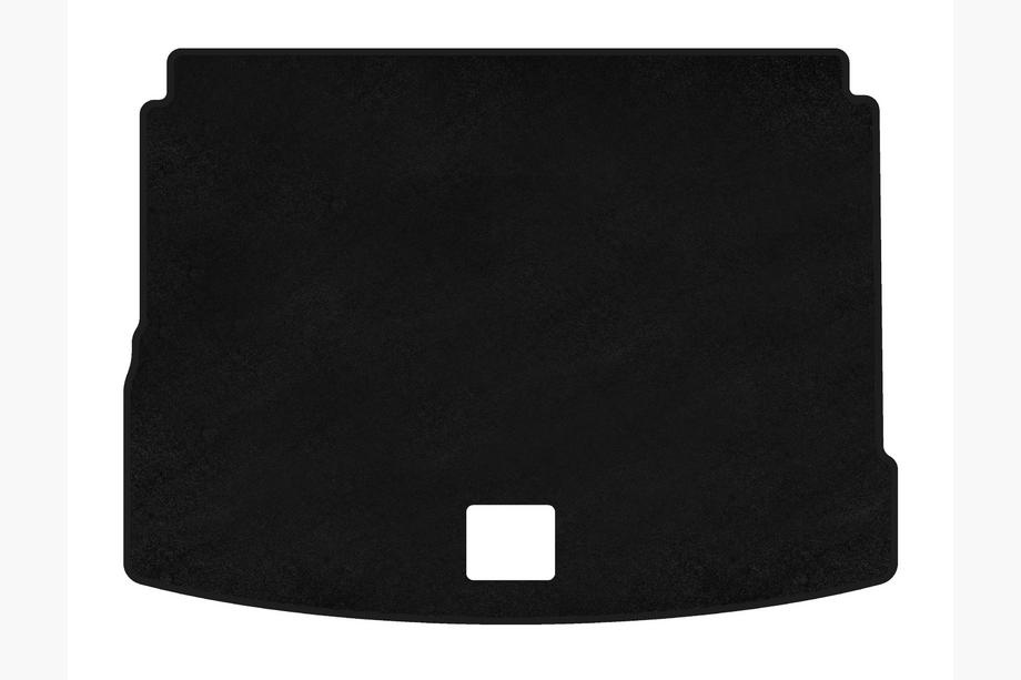 Volkswagen Tiguan 2016-2023 Trunk Mat Textile Premium V2 (USA, Black) Image