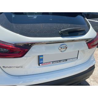 Chrome trim above license plate (stainless steel) Nissan Qashqai 2014-2021 photo 2