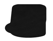 Audi A3 2012-2020 Premium V-2 Textile Trunk Mat (Sedan, Black) photo 1