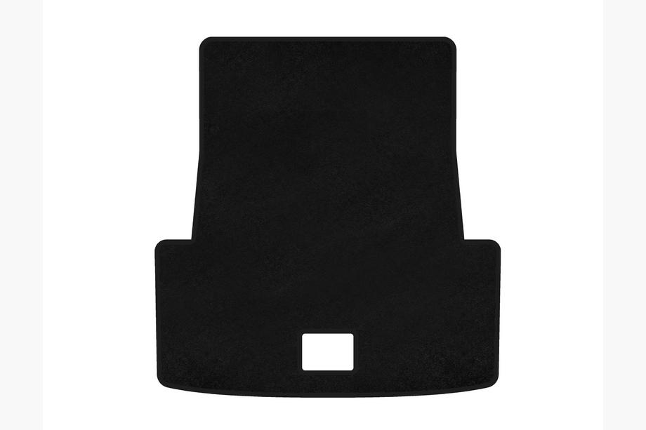 BMW 3 Series E90/E91 2005-2011 Premium V-2 Textile Trunk Mat (For E90, Black) Image