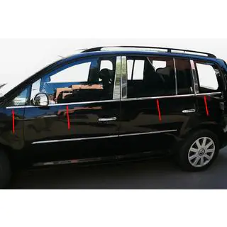 Exterior window trim stainless steel (8 pcs)