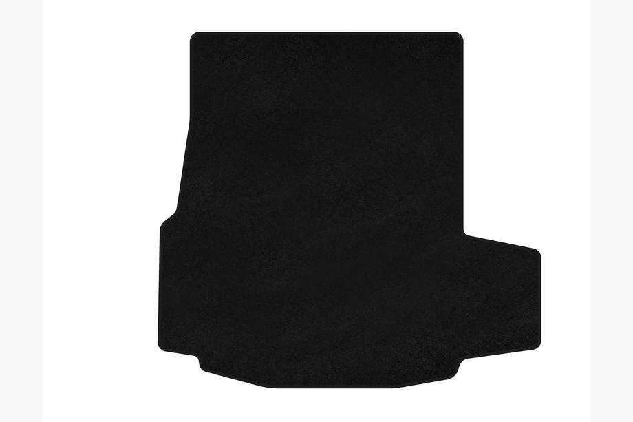 BMW 5 Series G30/G31 2017–2023 Premium V-2 Textile Trunk Mat (For G30, Black) Image