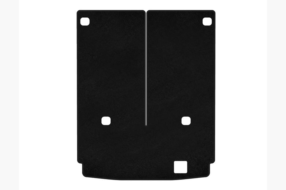 Mercedes GL class X164 2006-2012 Premium Textile Trunk Mat (7-seater with folded 3rd row, Black) Image