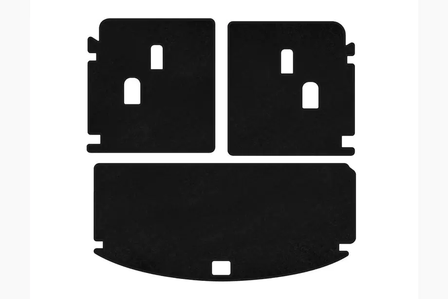 Acura MDX 2013-2020 Trunk Mat Textile Premium V-2 (Black) Image