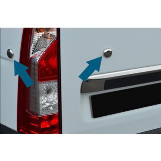 Door cover caps (4 pcs, stainless steel) photo 1