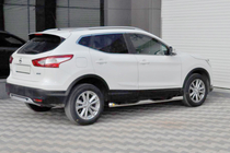Nissan Qashqai 2014-2021 Side Bars (2014-2017, 2 pcs, Stainless Steel) photo 1