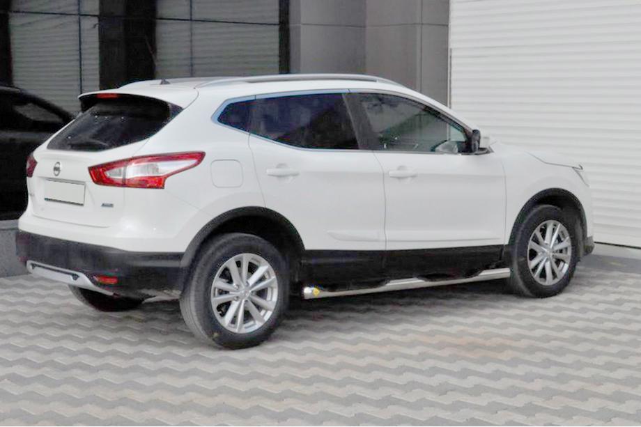 Nissan Qashqai 2014-2021 Side Bars (2014-2017, 2 pcs, Stainless Steel) Image