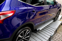 Nissan Qashqai 2014-2021 Side Steps X5-Type (2 pcs, Aluminum) photo 4