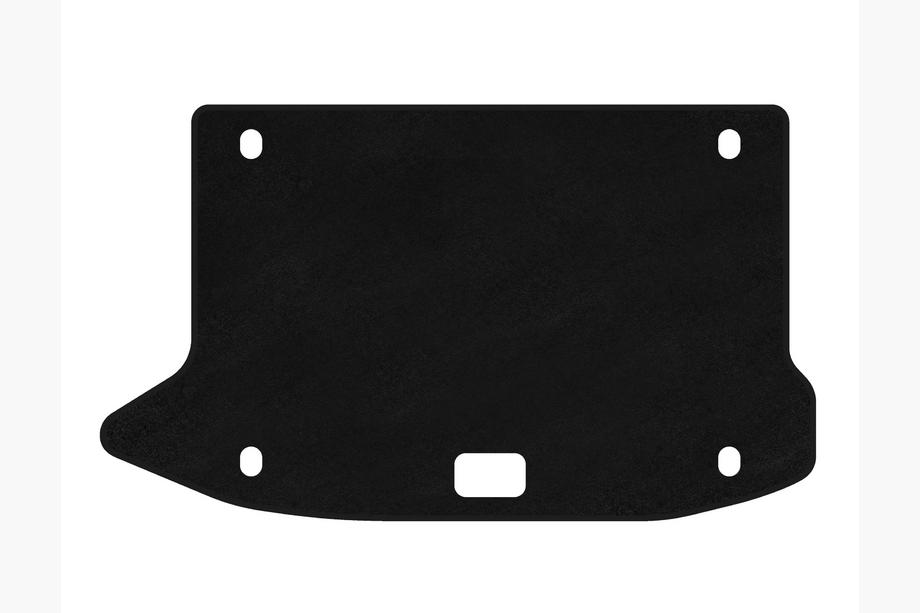Hyundai Kona 2017-2023 Trunk Mat Textile Classic v2 (Black) Image